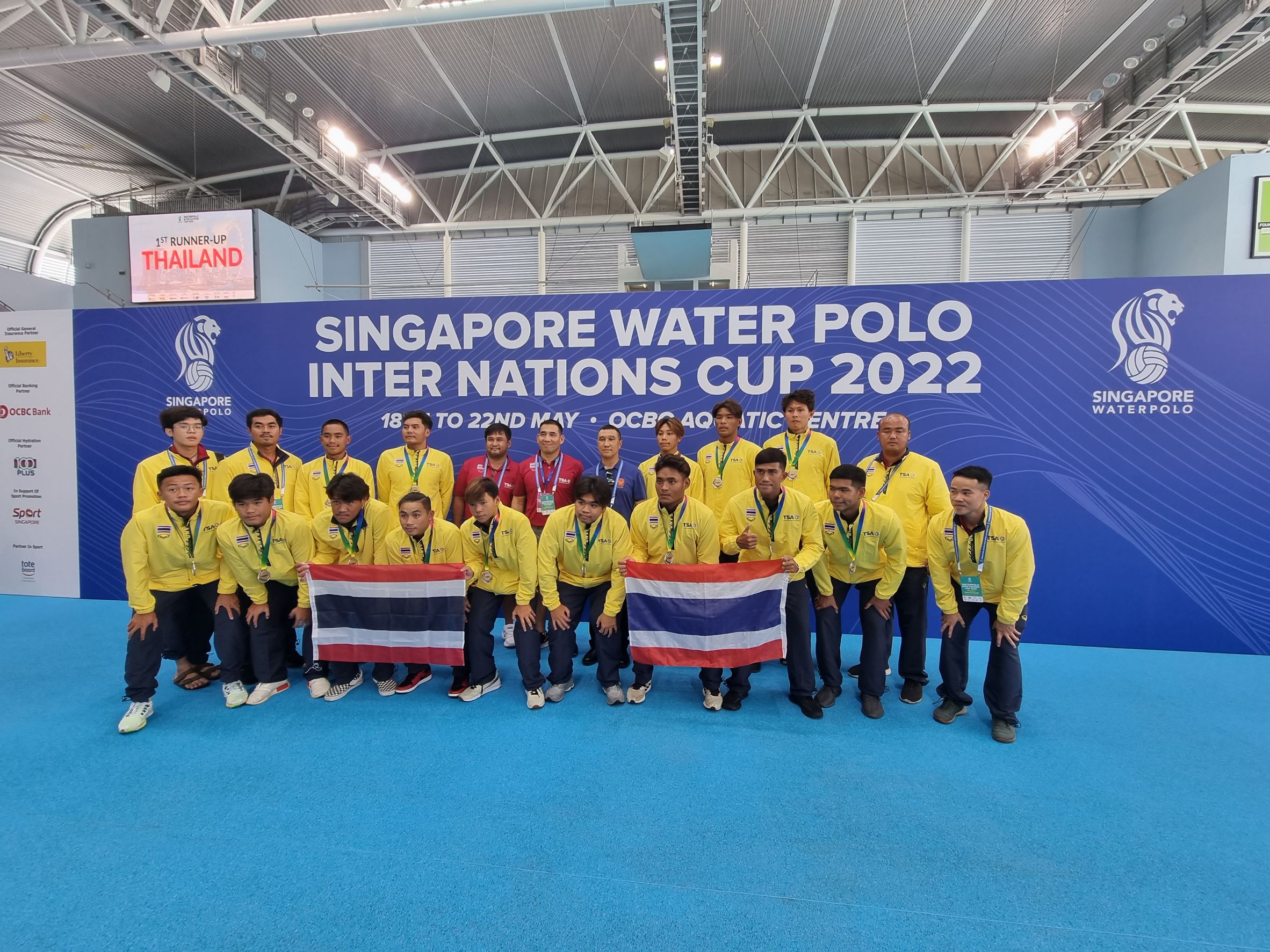 'โปโลน้ำไทย' คว้ารองแชมป์ทั้งชาย-หญิง ศึก 'สิงคโปร์ เนชั่นส์คัพ2022'