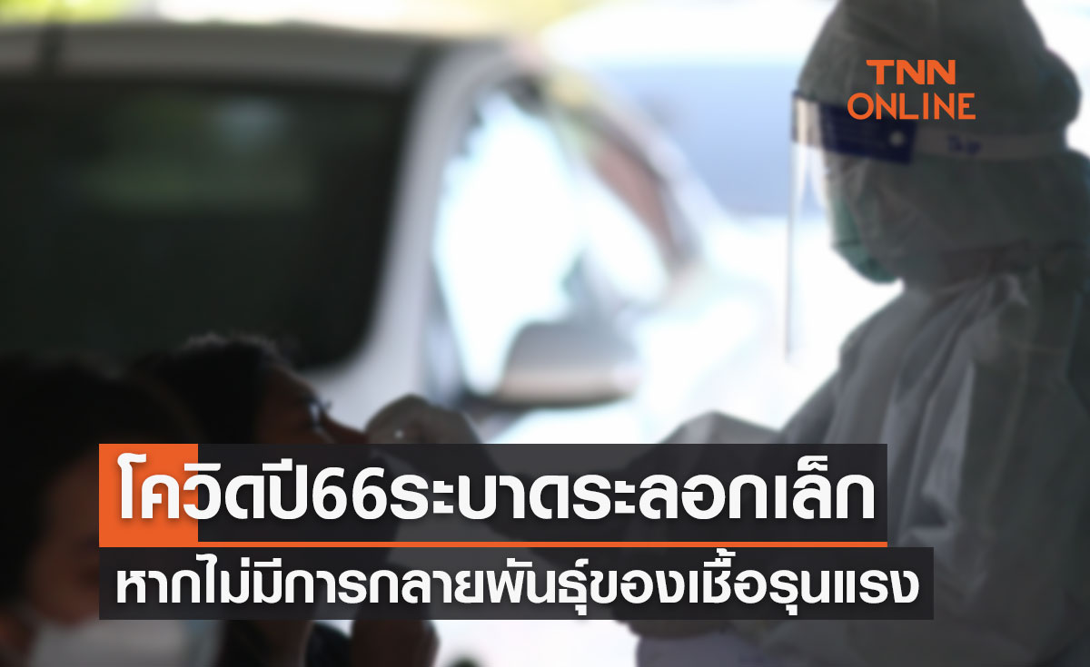 โควิดแนวโน้มปี 66 ระบาดระลอกเล็กๆ หากไม่มีการกลายพันธุ์ของเชื้อรุนแรง