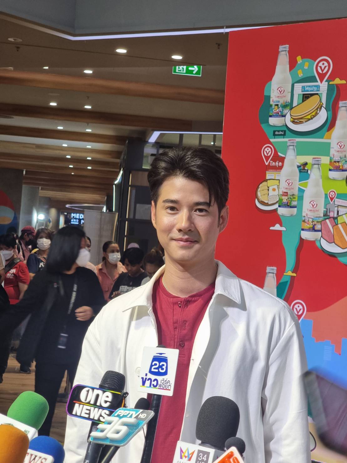 มาริโอ้ เมาเร่อ เผยสาเหตุให้ จันจิ เป็นผู้ช่วยเข็นรถ