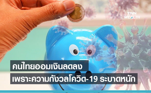 ความกังวลการระบาดโควิด-19 ทำคนไทยออมเงินลดลง