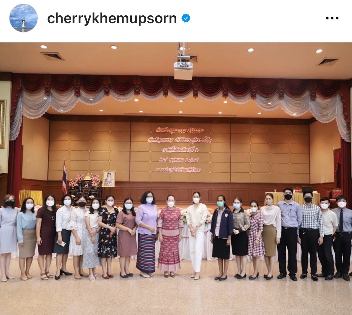 เชอรี่ เข็มอัปสร เป็นอาจารย์พิเศษ บรรยายหัวข้อ วิถีธรรม วิถียั่งยืน