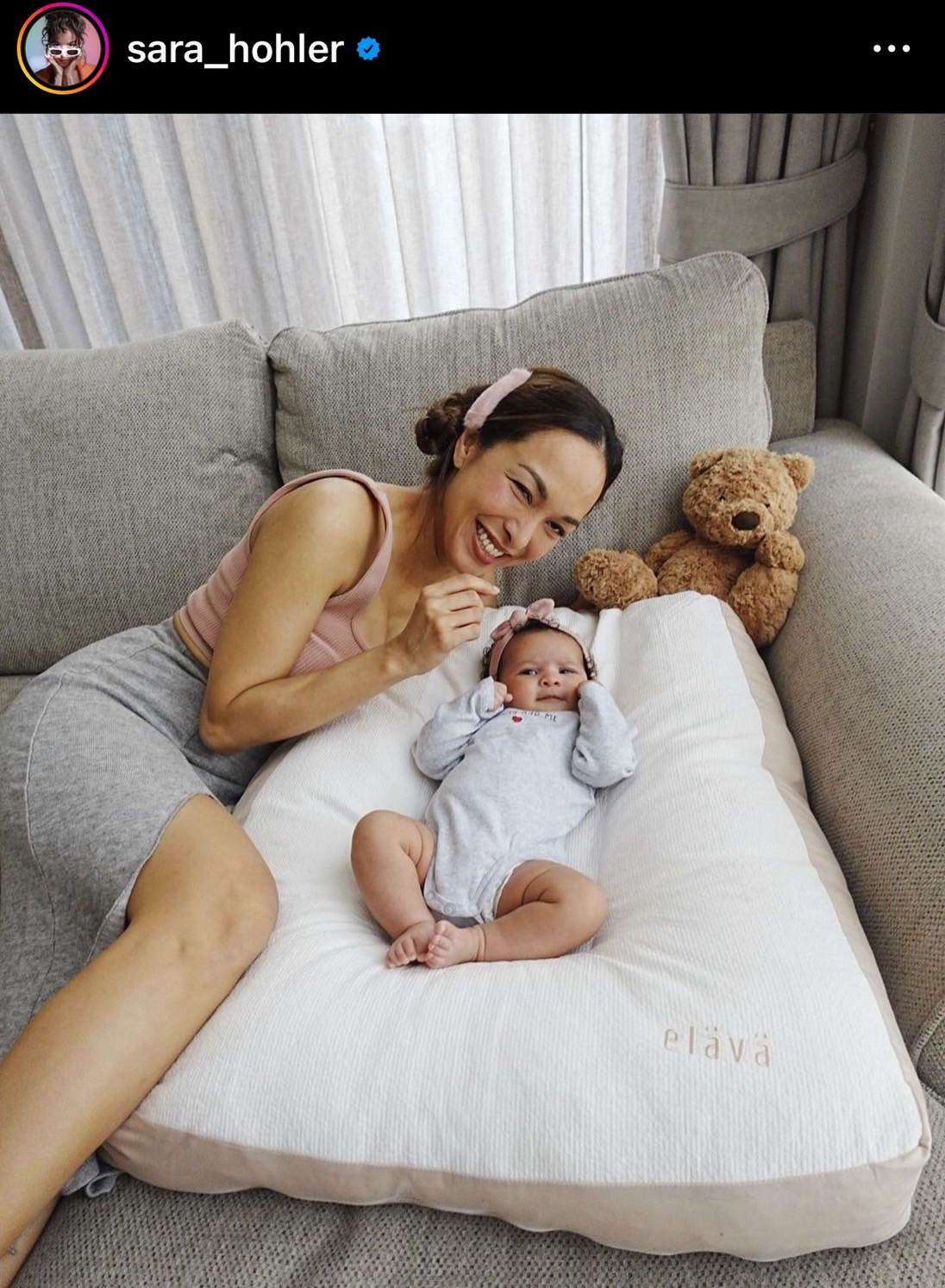 ซาร่า นลิน โชว์ความคิ้วท์ของลูกสาว น้องแอร่า