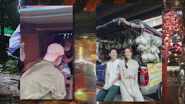 19 จังหวัดน้ำท่วมขัง “บอย-เจี๊ยบ” ลงพื้นที่ช่วยเหลือ   (มีคลิป)