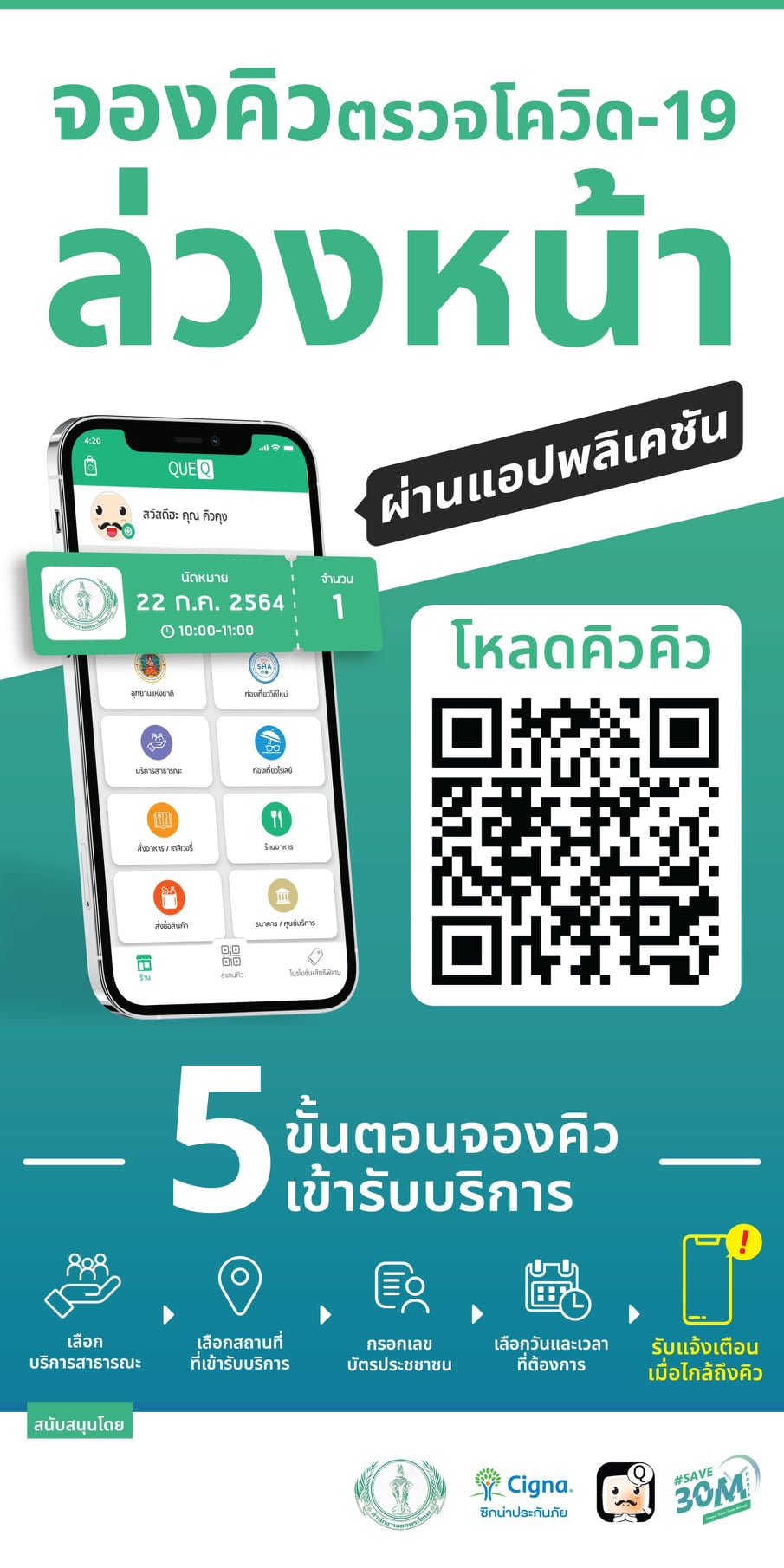 เช็กเลย!จองคิวตรวจโควิดฟรีที่ EnCo Terminal ครบจบที่เดียว ATK และ RT- PCR เช็กเลย!จองคิวตรวจโควิดฟรีที่ EnCo Terminal ครบจบที่เดียว ATK และ RT- PCR