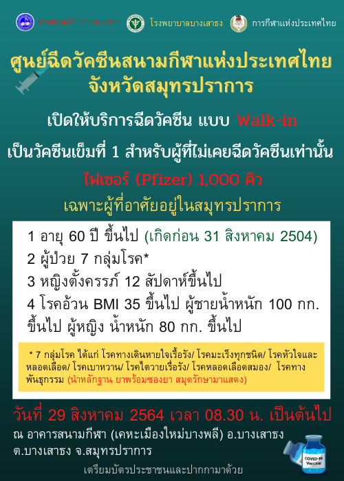อัปเดตล่าสุด! รวมจุดฉีดวัคซีนโควิด ลงทะเบียน และ Walk-in มีที่ไหนบ้าง อัปเดตล่าสุด! รวมจุดฉีดวัคซีนโควิด ลงทะเบียน และ Walk-in มีที่ไหนบ้าง