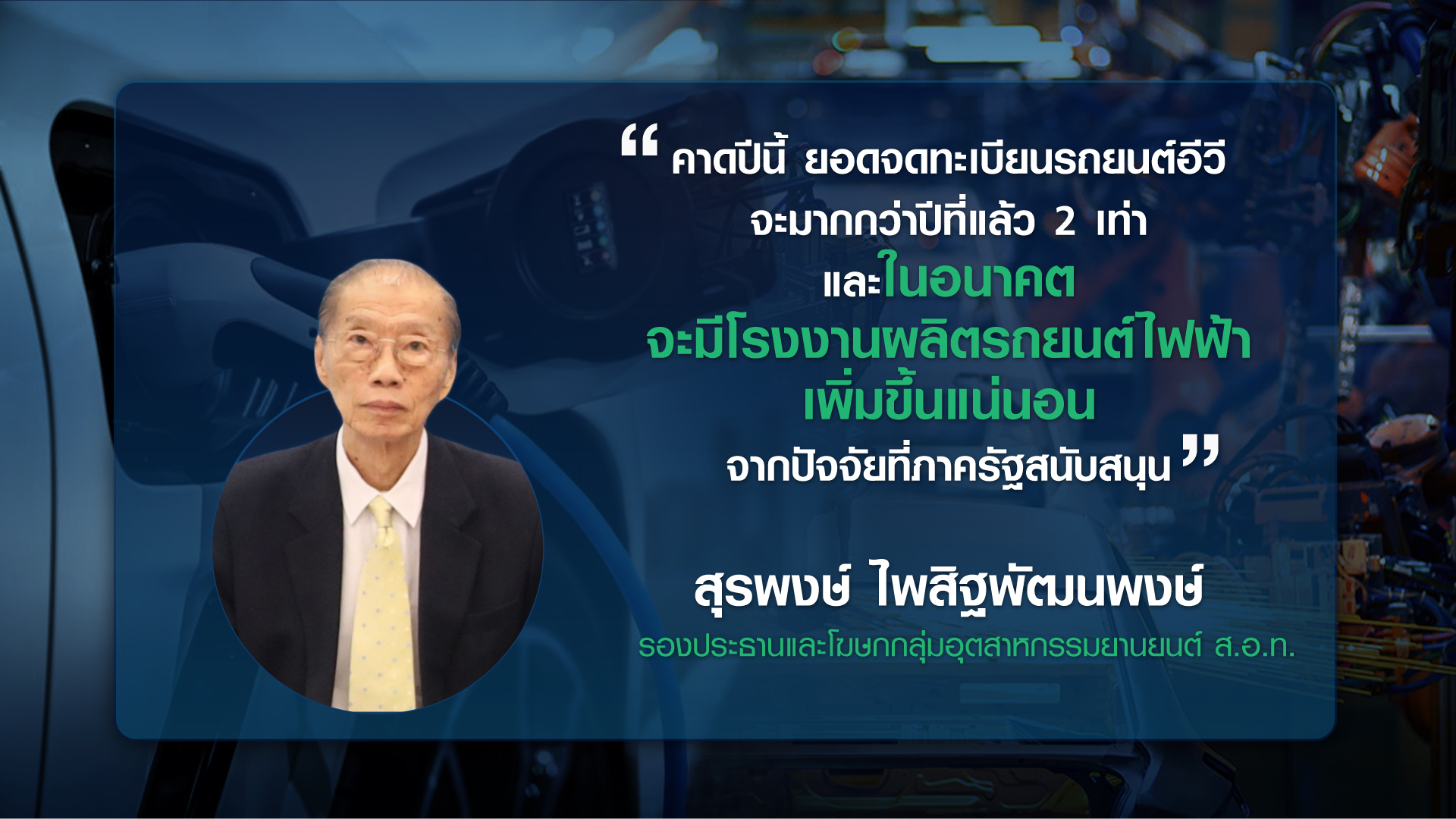 ไทยอยู่ตรงไหน ในยุค “อีวี” ครองโลก ไทยอยู่ตรงไหน ในยุค “อีวี” ครองโลก
