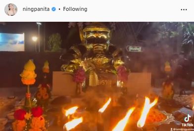 เหล่าคนบันเทิง ไหว้พระราหู เสริมดวงชะตา ขอให้เฮงๆ ปังๆ 