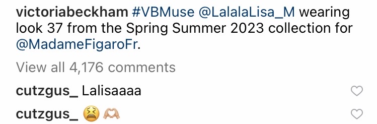 ตัวแม่ยังซูฮก!! ยก 'ลิซ่า' เป็น Muse ของแบรนด์แฟชั่น Victoria Beckham ตัวแม่ยังซูฮก!! ยก 'ลิซ่า' เป็น Muse ของแบรนด์แฟชั่น Victoria Beckham