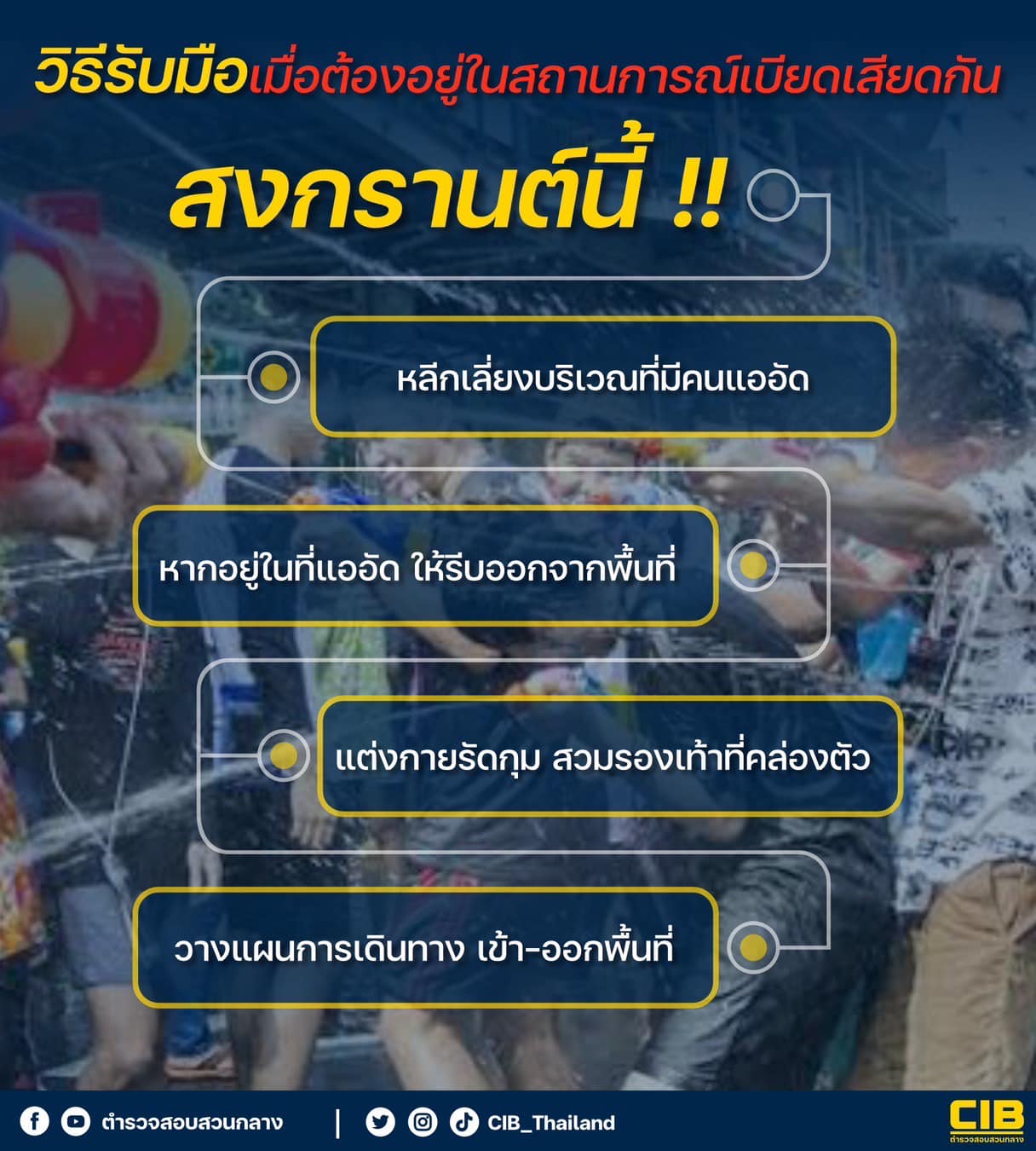 วันสงกรานต์ 2566 ทำอย่างไร? เมื่อต้องอยู่ในสถานการณ์เบียดเสียดกัน วันสงกรานต์ 2566 ทำอย่างไร? เมื่อต้องอยู่ในสถานการณ์เบียดเสียดกัน