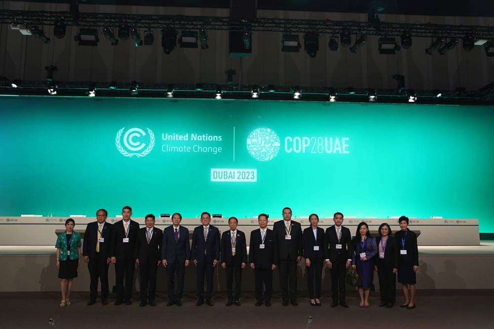 รมว.ทส. ประกาศย้ำจุดยืนในเวที COP28 ย้ำคนไทยตื่นตัวเรื่องโลกร้อนมากขึ้น 