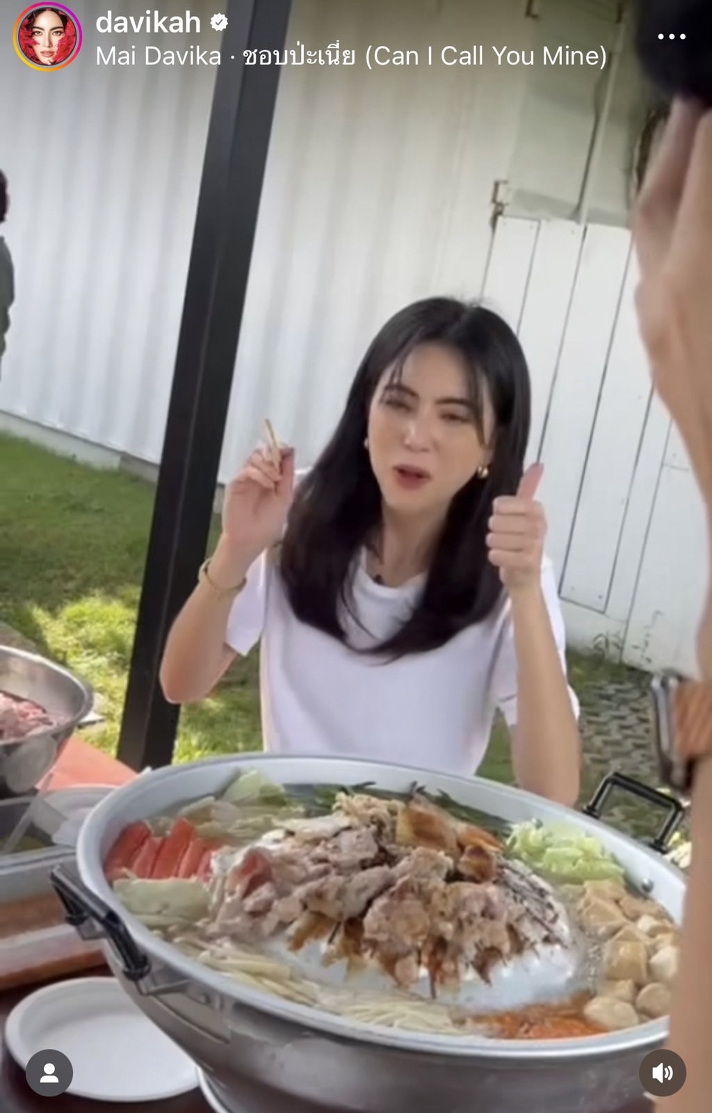 ใหม่ ดาวิกา กินหมูกระทะโชว์ หลังถูกถามรู้จักหมูกระทะไหม??