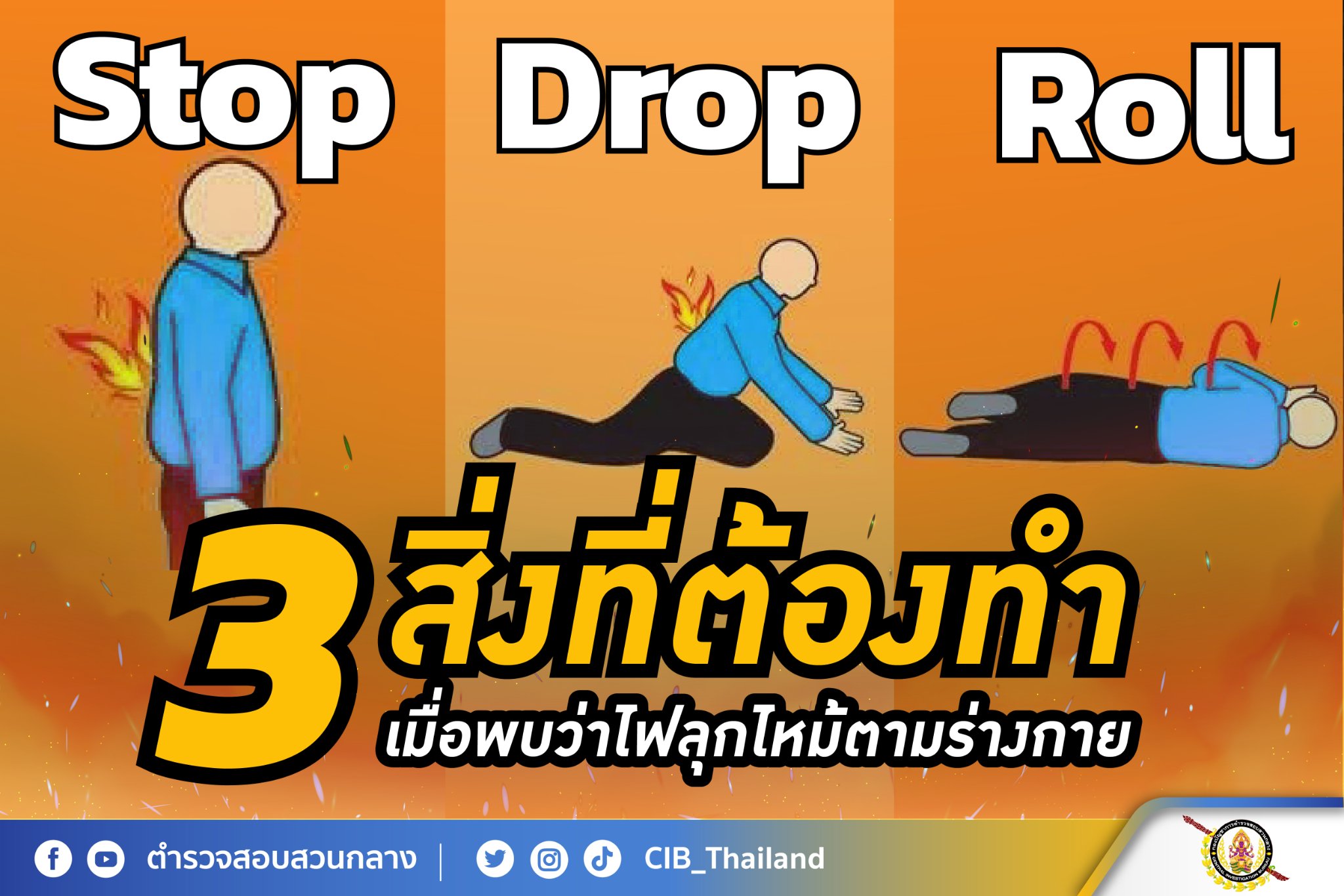 ยกเคส ไฟไหม้ผับชลบุรี 3 สิ่งที่ต้องทำ เมื่อพบว่าไฟลุกไหม้ตามร่างกาย