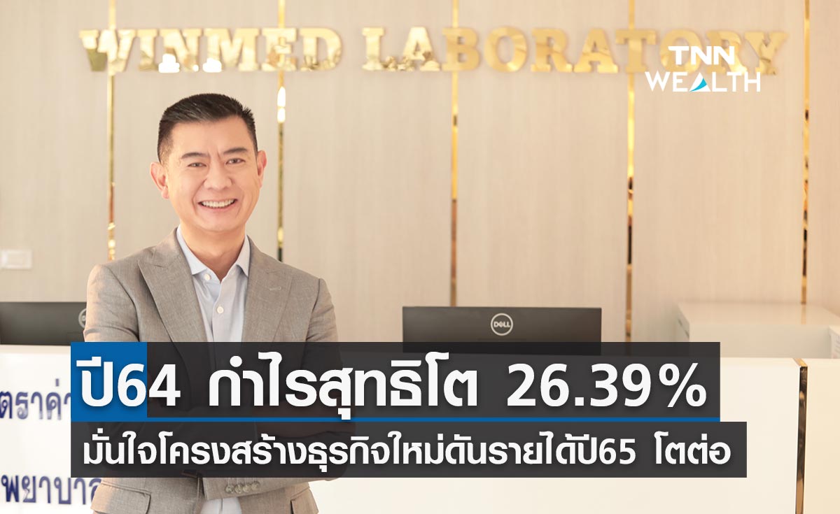 WINMED โชว์ผลงานปี 64 กำไรสุทธิโต 26.39% มั่นใจปี 65 โตต่อเนื่อง
