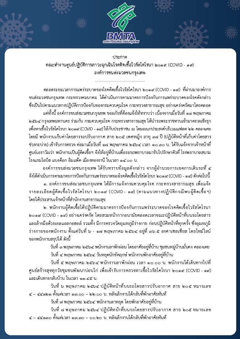 ติดรายวัน! ขสมก. พบกระเป๋ารถเมล์ ปอ.205 ติดโควิด โชเฟอร์รอลุ้นผลตรวจ ติดรายวัน! ขสมก. พบกระเป๋ารถเมล์ ปอ.205 ติดโควิด โชเฟอร์รอลุ้นผลตรวจ
