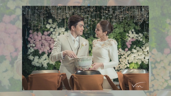 วิวาห์หวานจั๊กจั่น-เค วัฒนา ควงคู่เข้าพิธีมงคลสมรส   (มีคลิป) 