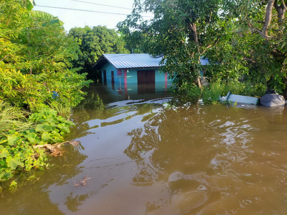 สรุปสถานการณ์ เขื่อนเจ้าพระยา 20 ต.ค. ระบายน้ำลดลง-แต่เหนือเขื่อนยังอ่วม