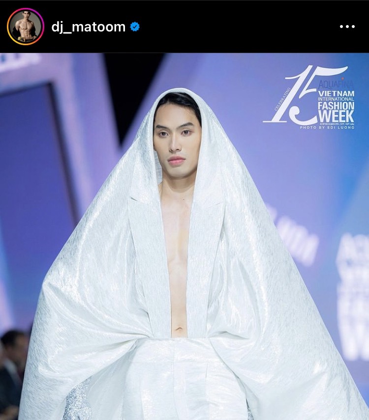 เส้นทางครั้งใหม่ของ มะตูม เตชินท์ ร่วมเดินแบบเปิดงานแฟชั่นวีคที่เวียดนาม