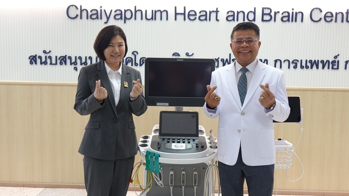 “มูลนิธิชัยอนันต์” มอบเครื่อง “Echo 4 มิติ” เสริมศักยภาพ “รพ.ชัยภูมิ” ดูแลผู้ป่วยโรคหัวใจ “มูลนิธิชัยอนันต์” มอบเครื่อง “Echo 4 มิติ” เสริมศักยภาพ “รพ.ชัยภูมิ” ดูแลผู้ป่วยโรคหัวใจ