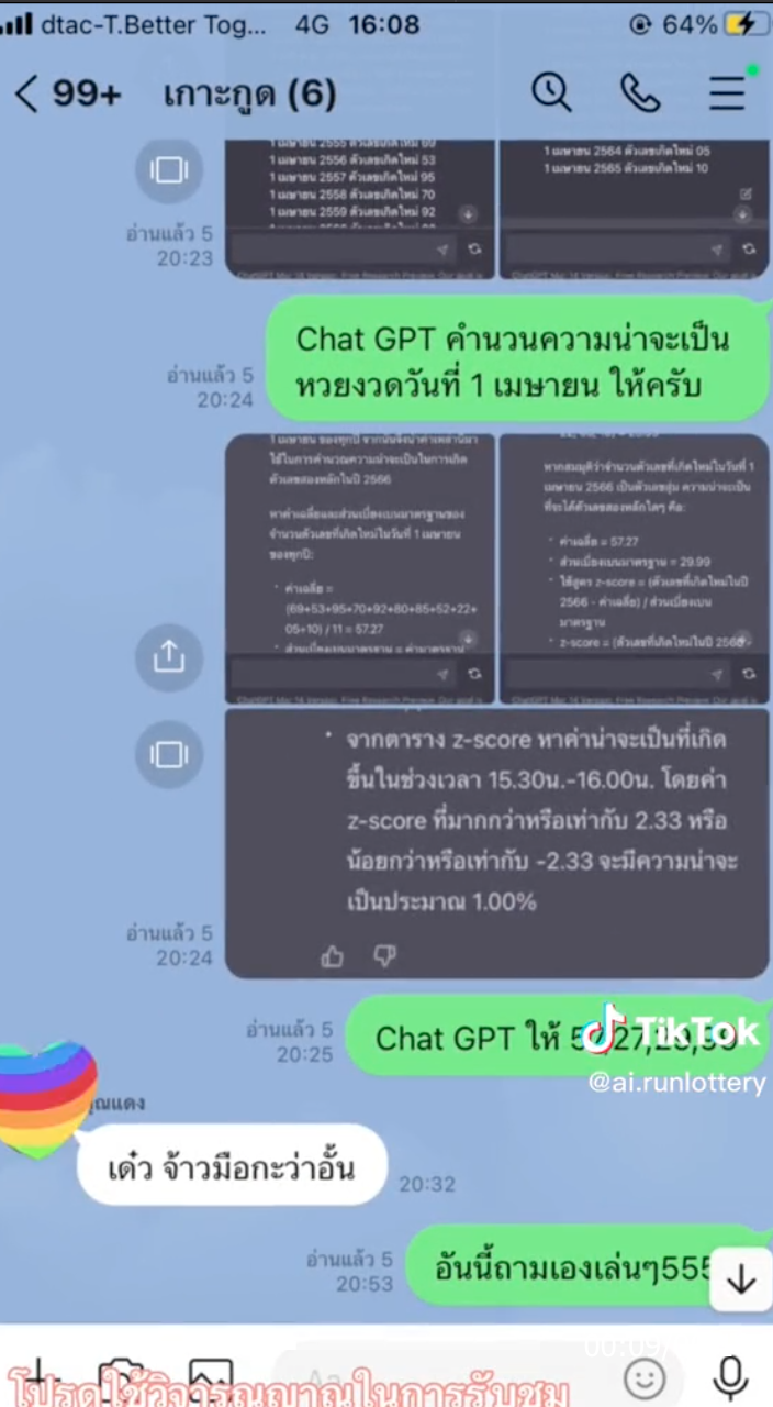 หลวงปู่ AI ! หนุ่มใช้ ChatGPT คำนวนหวยงวด 1 เม.ย.ได้ 99 แม่นเป๊ะเว่อร์ หลวงปู่ AI ! หนุ่มใช้ ChatGPT คำนวนหวยงวด 1 เม.ย.ได้ 99 แม่นเป๊ะเว่อร์