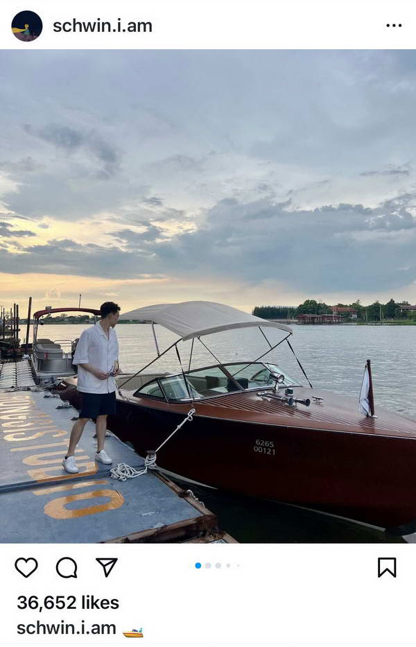 วิล ชวิณ อัปเดตภาพควงสาวล่องเรือ ชาวเน็ตกดซูม! ใช่ เบลล่า หรือไม่? วิล ชวิณ อัปเดตภาพควงสาวล่องเรือ ชาวเน็ตกดซูม! ใช่ เบลล่า หรือไม่?