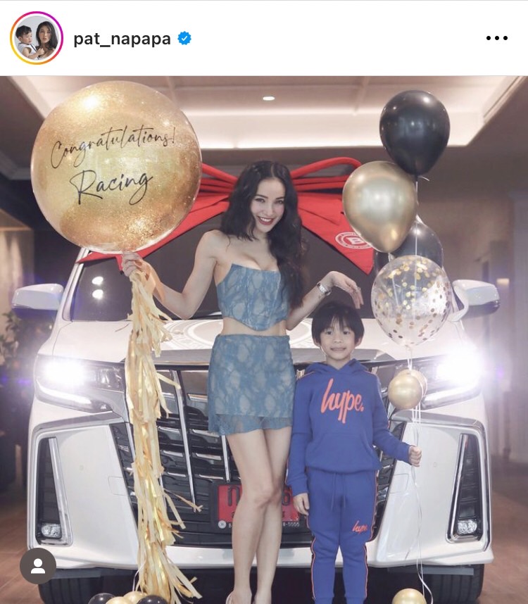 ของขวัญคันใหญ่! แพท ณปภา ทุ่มเงินถอยรถให้ลูกชายสุดรัก 