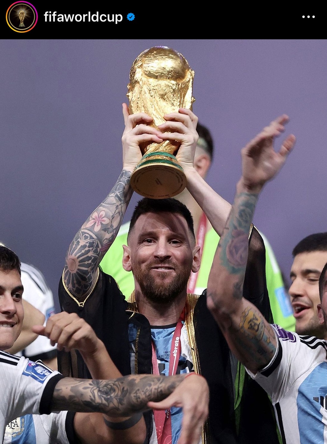 คนบันเทิงร่วมยินดี อาร์เจนติน่า คว้าแชมป์ฟุตบอลโลก 2022 เฉือน ฝรั่งเศส อย่างสุดมันส์ 