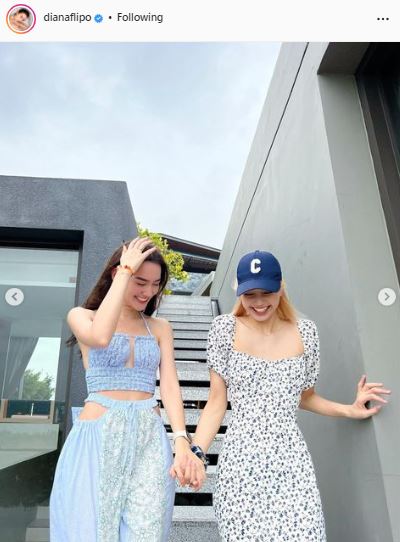 แฟนๆกดไลก์ เดียร์น่า อวดโมเมนต์น่ารัก เผยภาพคู่สุดพิเศษ ลิซ่า Blackpink 