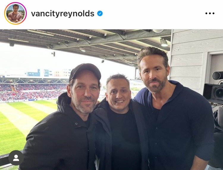 Ant-Man ร่วมยินดี!! 'ไรอัน เรย์โนลส์' แห่ง Deadpool ส่ง 'เร็กซ์แฮม' คว้าแชมป์เนชันแนลลีก