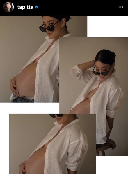 พิตต้า อุ้มท้อง  8 เดือน ถ่ายแบบคุณแม่สุดเซ็กซี่!!
