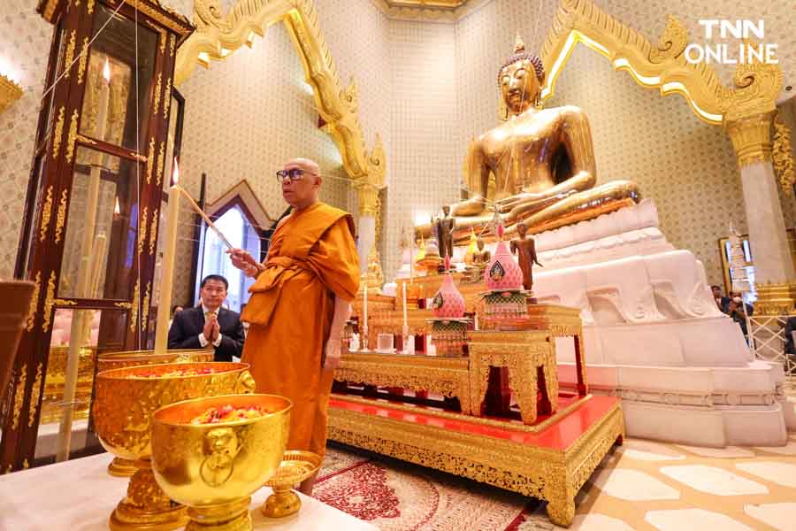 จัดสร้าง พระพุทธรูปทองคำ สมทบทุนสร้างอาคารโรงพยาบาลรามาธิบดีแห่งใหม่