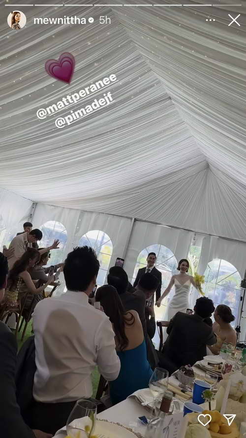 ชิปปิ้ ศิรินทร์ ว่าที่เจ้าสาวคนต่อไป? คว้าช่อดอกไม้งานแต่ง แมท ภีรนีย์ - เฟม ภีมเดช ชิปปิ้ ศิรินทร์ ว่าที่เจ้าสาวคนต่อไป? คว้าช่อดอกไม้งานแต่ง แมท ภีรนีย์ - เฟม ภีมเดช