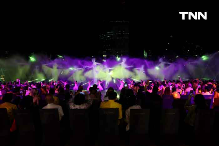 ม่านน้ำเฉลิมพระเกียรติ แสง สี เสียง และจินตลีลา ชุด “ลำนำแห่งนที สดุดีจอมราชัน” ม่านน้ำเฉลิมพระเกียรติ แสง สี เสียง และจินตลีลา ชุด “ลำนำแห่งนที สดุดีจอมราชัน”