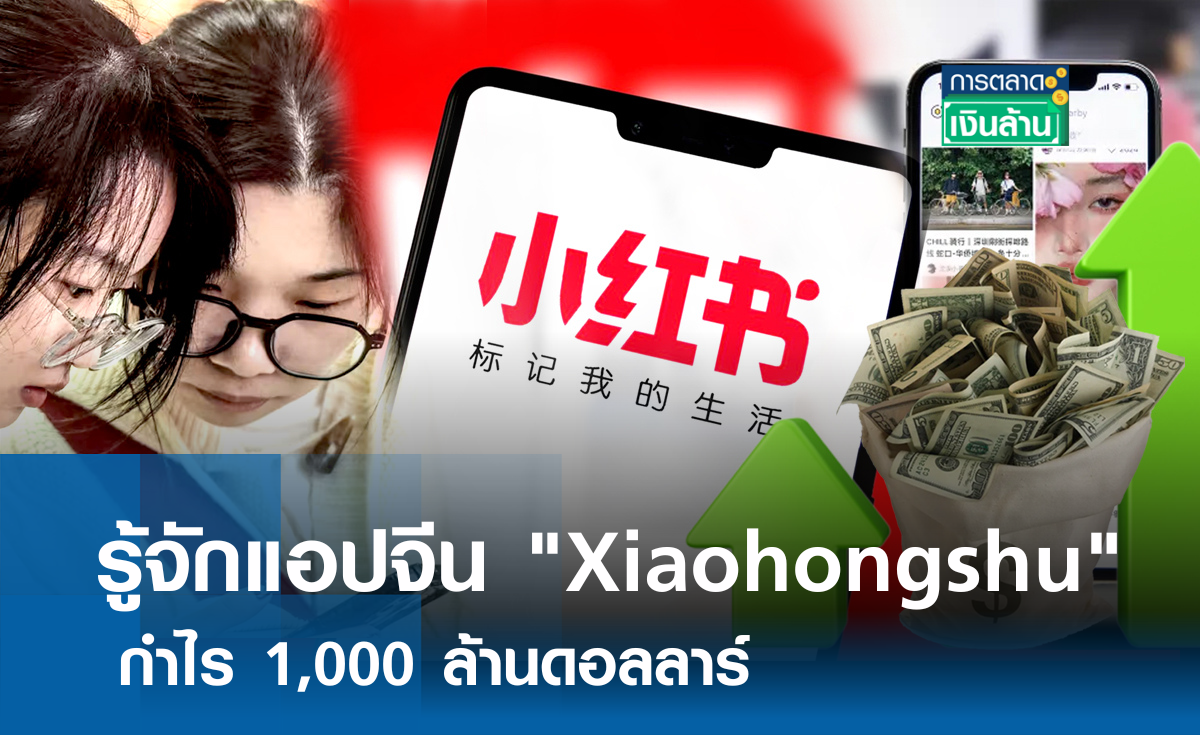 รู้จักแอปจีน "Xiaohongshu" กำไร 1,000 ล้านดอลลาร์ l การตลาดเงินล้าน