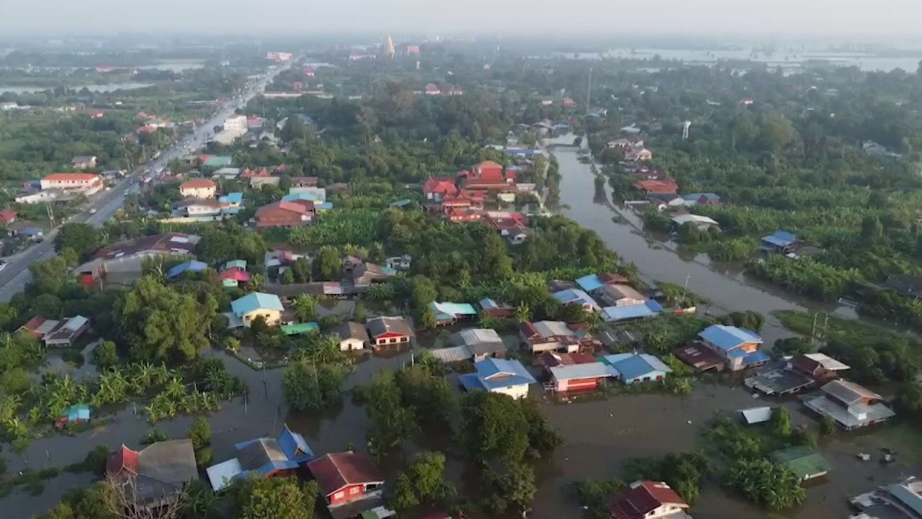 สรุปสถานการณ์ เขื่อนเจ้าพระยา 20 ต.ค. ระบายน้ำลดลง-แต่เหนือเขื่อนยังอ่วม