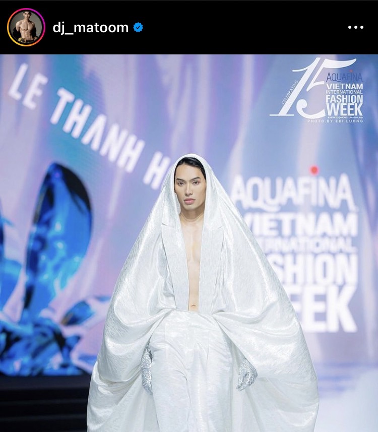 เส้นทางครั้งใหม่ของ มะตูม เตชินท์ ร่วมเดินแบบเปิดงานแฟชั่นวีคที่เวียดนาม