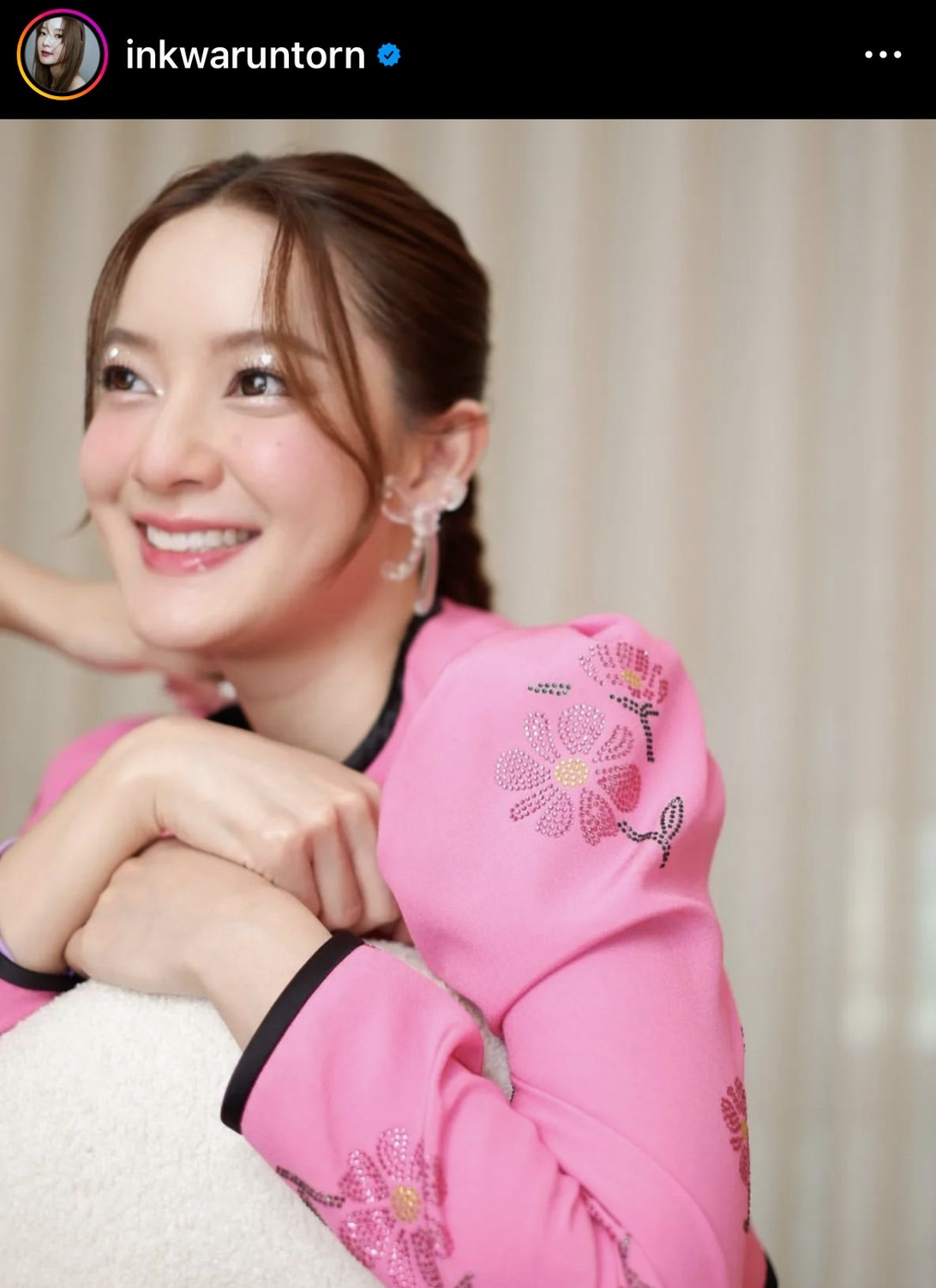 อิ้งค์ วรันธร ยิ้มเขิน รีบมีแฟนแล้วเป็นหนุ่มนอกวงการ