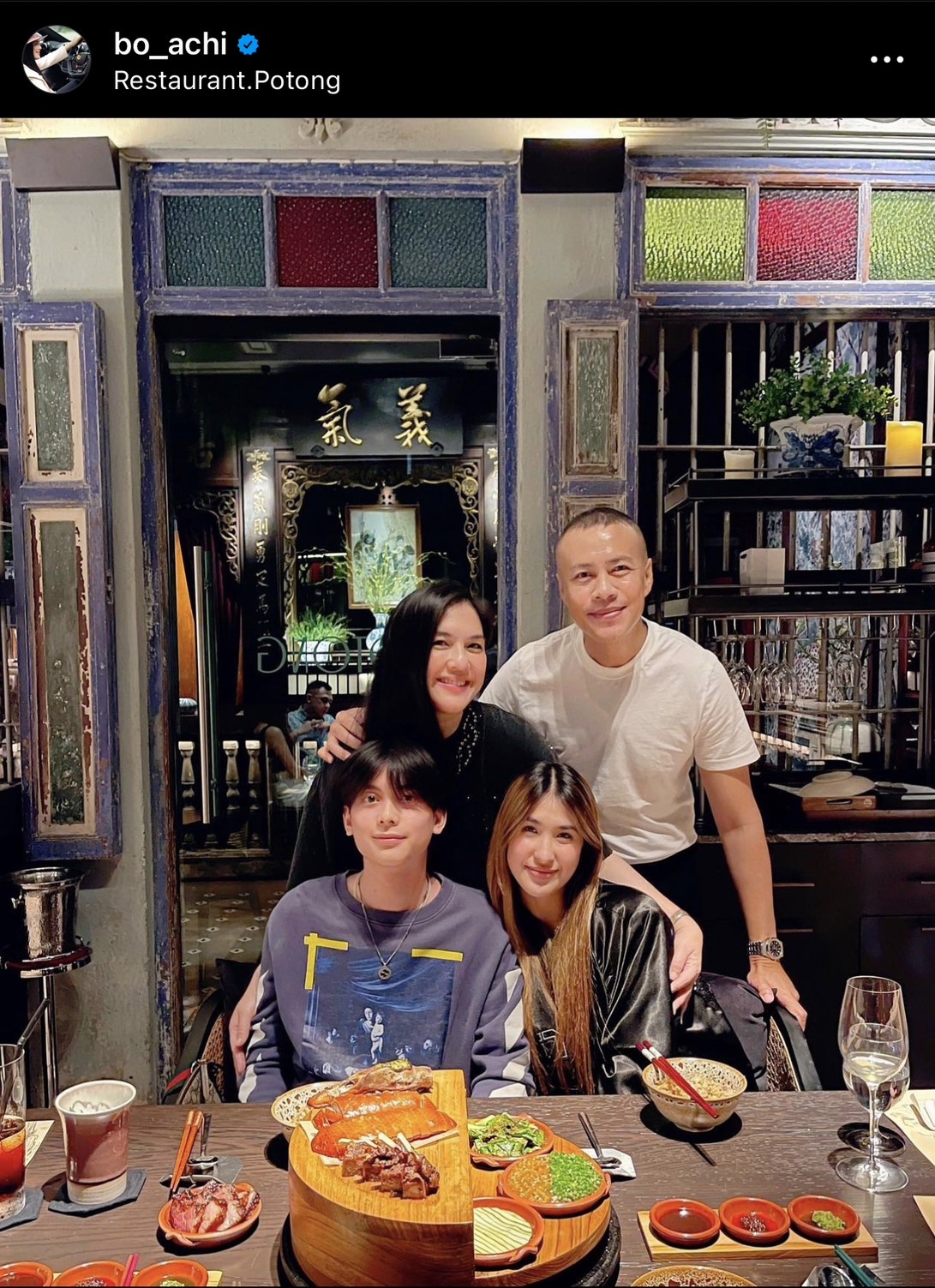 แม่โบ แชร์โมเมนต์น่ารัก น้องอชิ ควงหวานใจ น้องมิย่า ร่วมเฟรมดินเนอร์กับครอบครัว