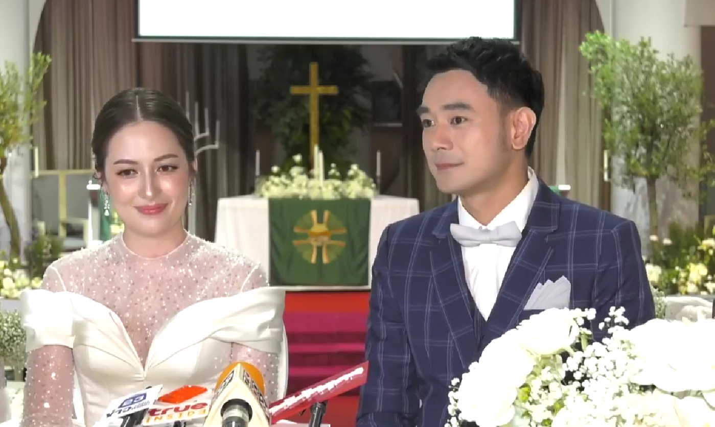 เต๊ะ ศตวรรษ ควง แจ็คกี้ เปิดใจหลังเข้าพิธีวิวาห์ เต๊ะ ศตวรรษ ควง แจ็คกี้ เปิดใจหลังเข้าพิธีวิวาห์