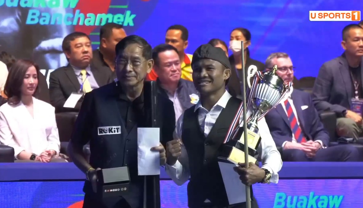 บัวขาว คว้าแชมป์การแข่งขันกีฬาสนุกเกอร์ ปทุมธานี ซิกส์ เร้ด เวิลด์ แชมเปียนชิพ 2023 
