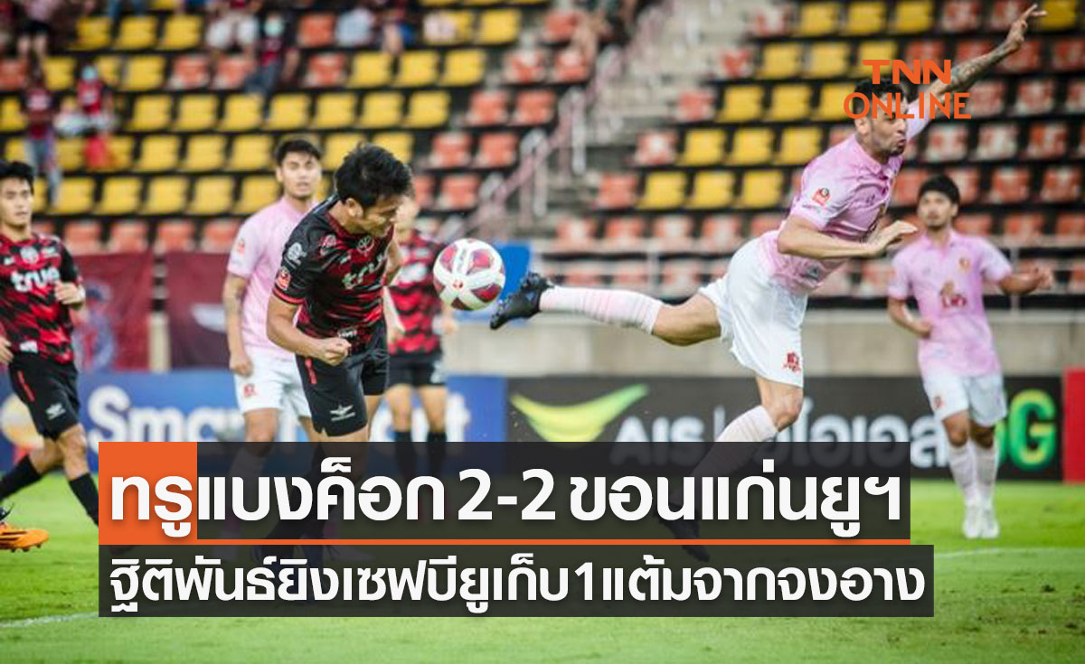 ผลบอลสดไทยลีก 2021-22 สัปดาห์ที่ 28 ทรู แบงค็อก ยูไนเต็ด พบ ขอนแก่น ยูไนเต็ด