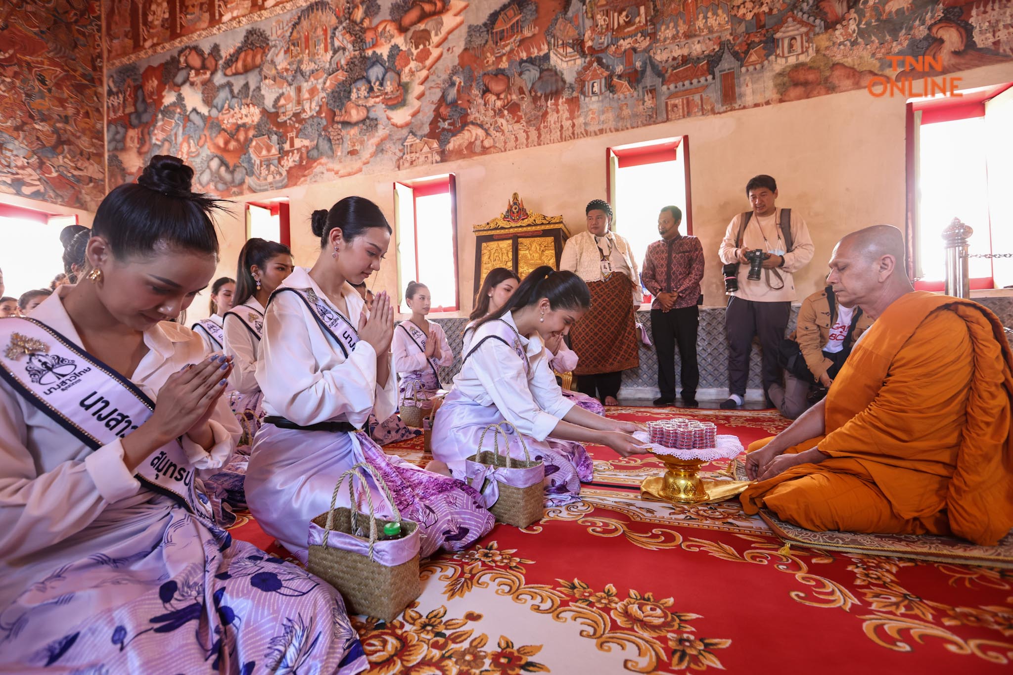 เก็บตัว นางสาวไทย 2566 เข้าวัดทำบุญ-ร่วมล่องแก่งรับหน้าร้อน เก็บตัว นางสาวไทย 2566 เข้าวัดทำบุญ-ร่วมล่องแก่งรับหน้าร้อน