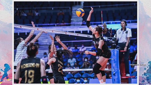 “รัศมีแข” เชียร์ติดขอบสนามวอลเลย์บอลหญิงไทยใน VNL   (มีคลิป)