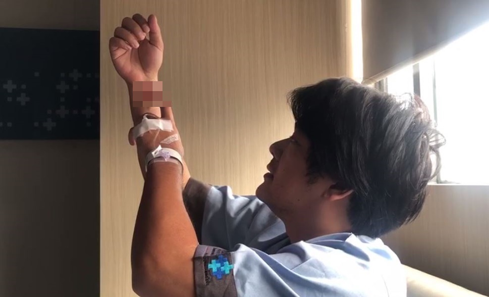 “ลีโอ พุฒ” อัดคลิปอัปเดตการผ่าตัดรักษาโรคเส้นเลือดหัวใจตีบ