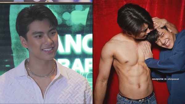 โอม ภวัต เขิน ถูกแซวหุ่น โต้ เป็นนักแสดงหนุ่มโชว์หุ่นเก่ง  (มีคลิป)