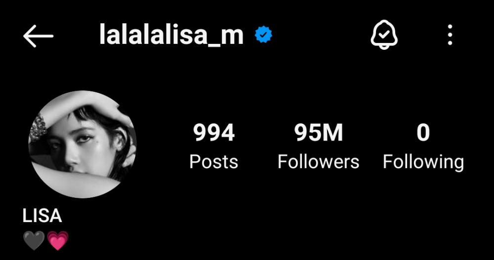 ฮอตระดับโลก! ลิซ่า BLACKPINK ยอดติดตาม IG พุ่ง 95 ล้านคนแล้ว ฮอตระดับโลก! ลิซ่า BLACKPINK ยอดติดตาม IG พุ่ง 95 ล้านคนแล้ว
