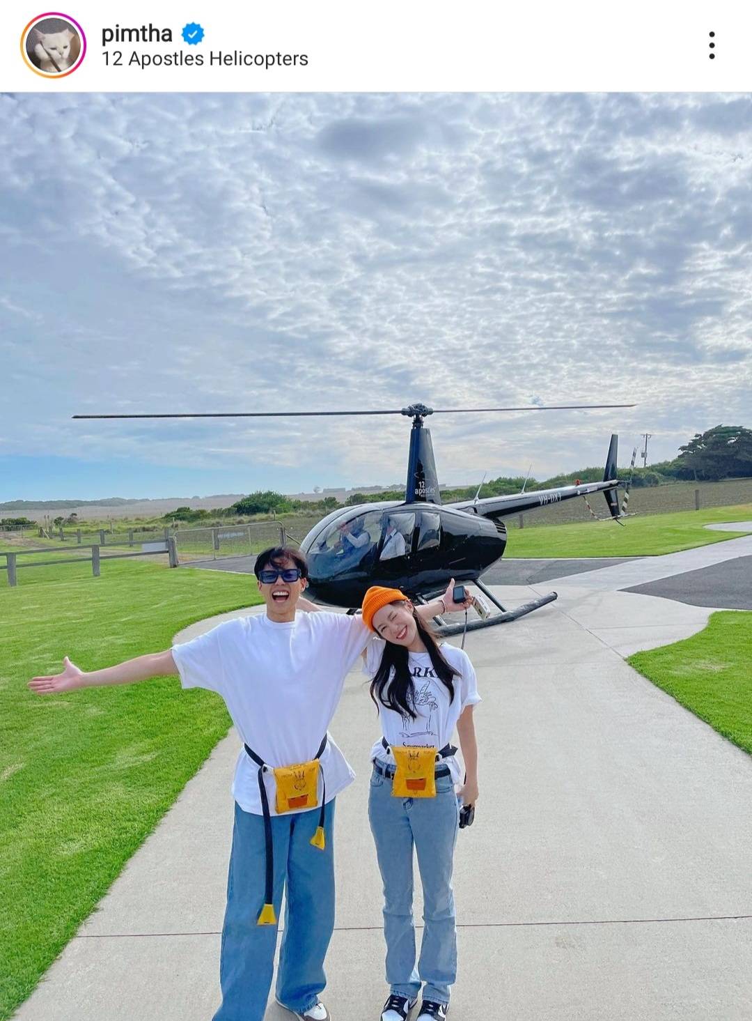 แบงค์ - พิมฐา ควงคู่ออกงานในสถานะคนรู้ใจ ชมฝ่ายชายดูแลดี โต้เป็นหนุ่มคลั่งรัก