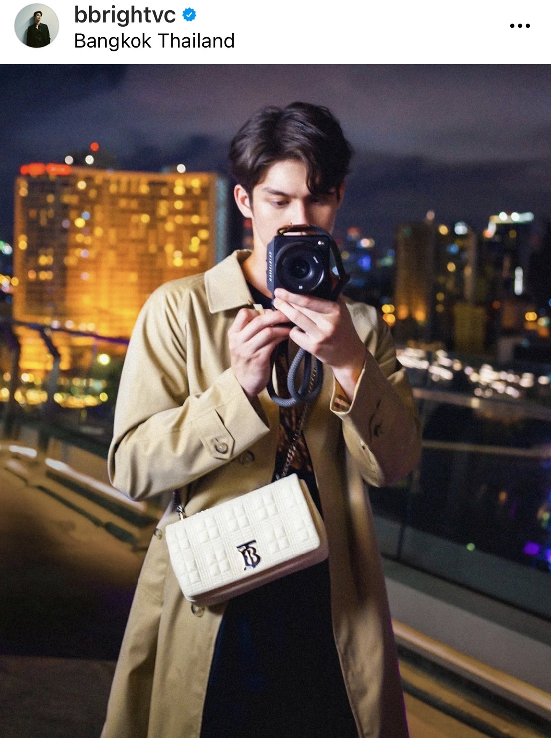 สุดฮอต!! ไบร์ท วชิรวิชญ์ แบรนด์แอมบาสเดอร์ Burberry 