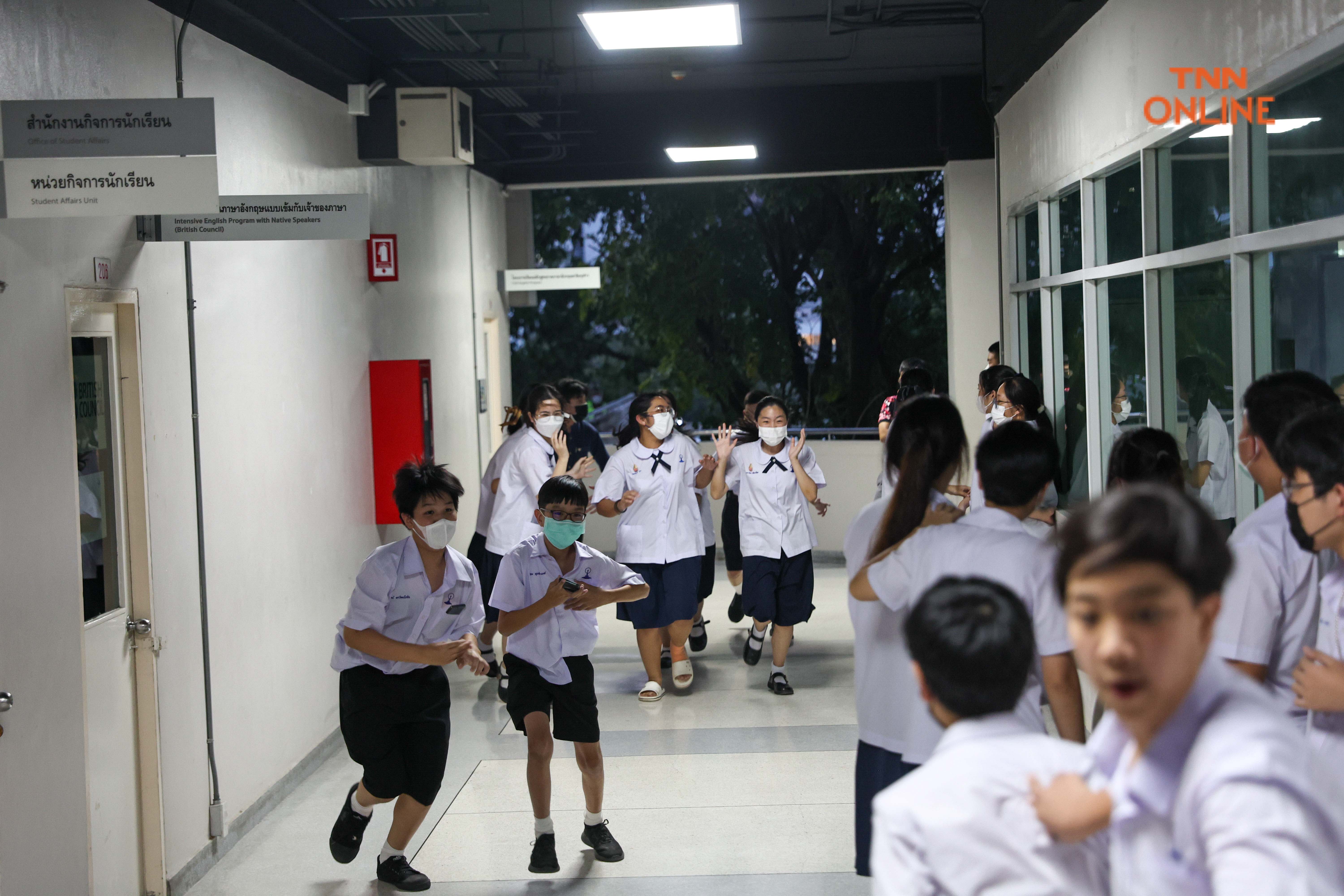 จําลองเหตุการณ์ “หนี ซ่อน สู้“เอาตัวรอดในสถานการณ์ฉุกเฉิน(กราดยิง)