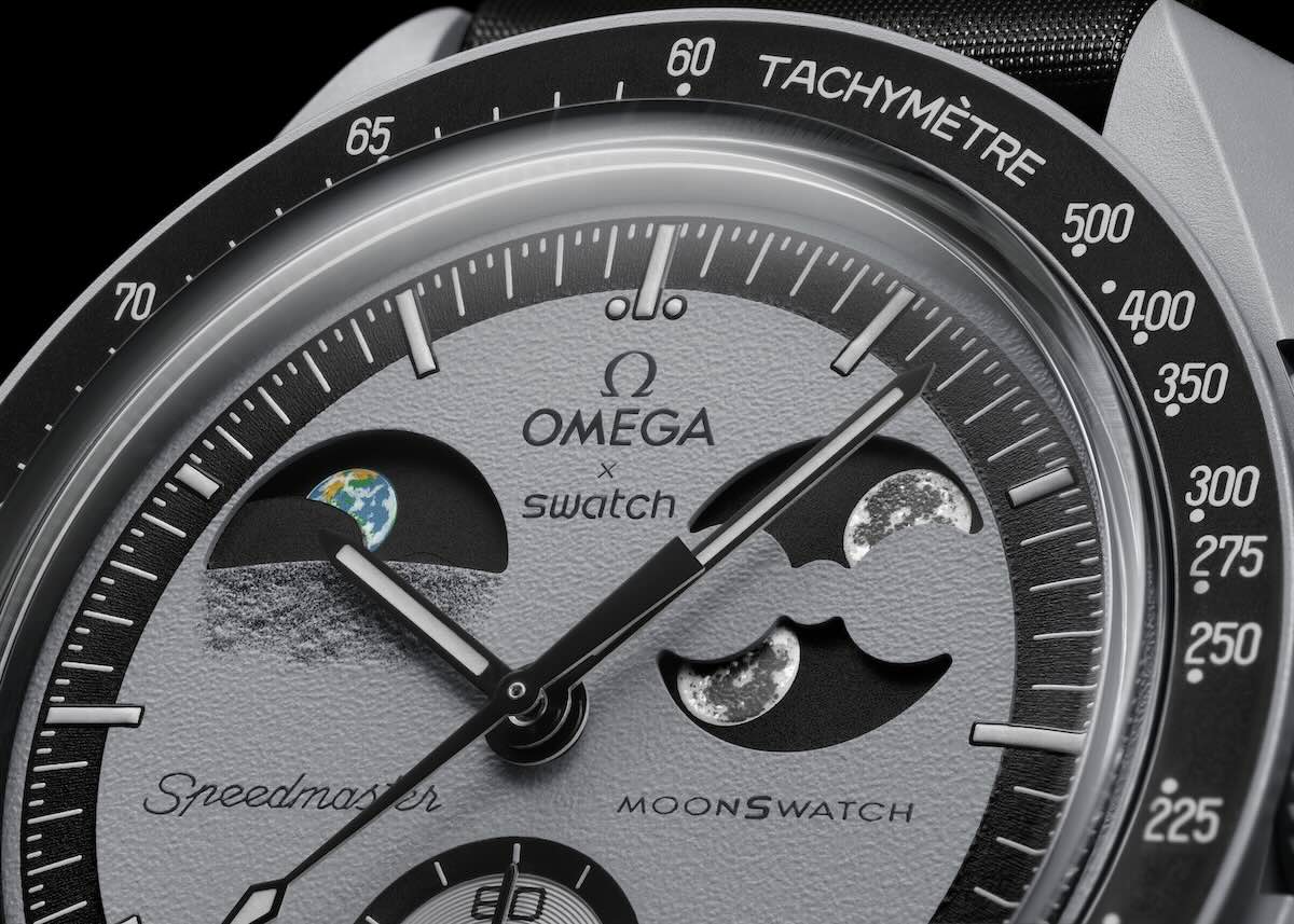 Omega x Swatch EarthPhase นาฬิกาเรือนแรกของโลก ที่บอกข้างขึ้นข้างแรมดวงจันทร์ กับดิถีของโลกพร้อมกันได้