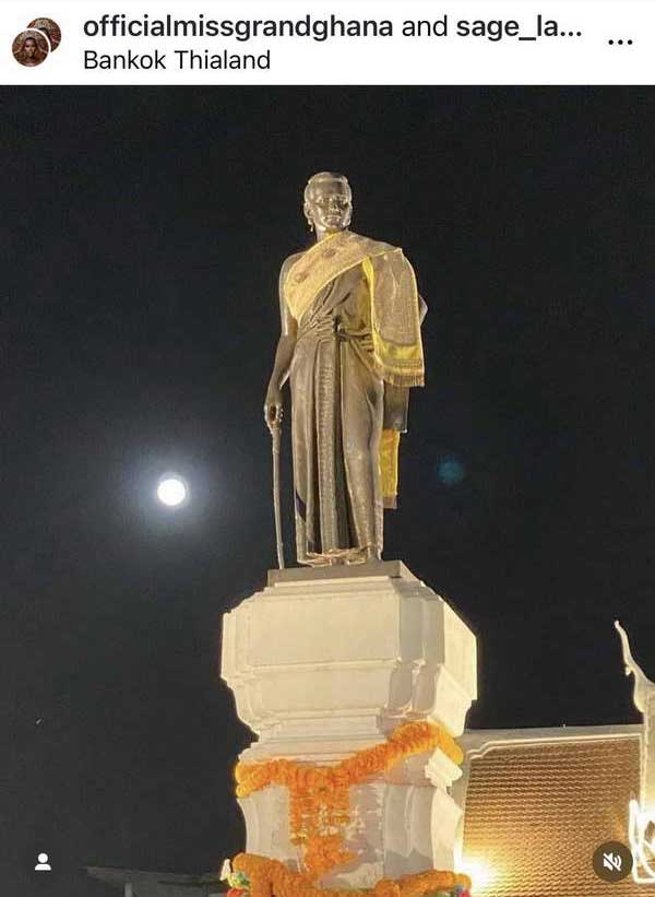 มิสแกรนด์กานา โพสต์ขอบคุณ สวมชุดไทยแล้วปังเป็นไวรัล ทำชาวเน็ตนึกถึง ย่าโม มิสแกรนด์กานา โพสต์ขอบคุณ สวมชุดไทยแล้วปังเป็นไวรัล ทำชาวเน็ตนึกถึง ย่าโม